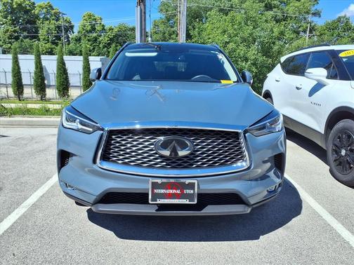 Slate Gray 2022 INFINITI QX50 LUXE AWD