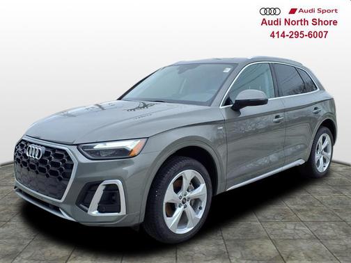 Gray Metallic 2025 Audi Q5 45 S line Premium Plus