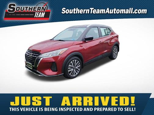 Red 2021 Nissan Kicks SV