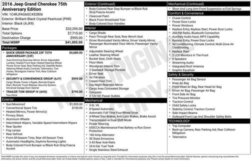 2016 Jeep Grand Cherokee Laredo