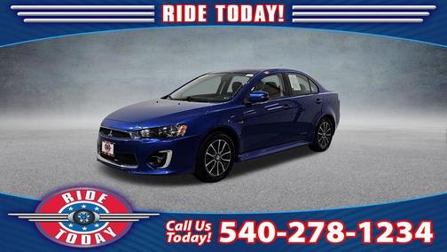 Blue 2017 Mitsubishi Lancer ES