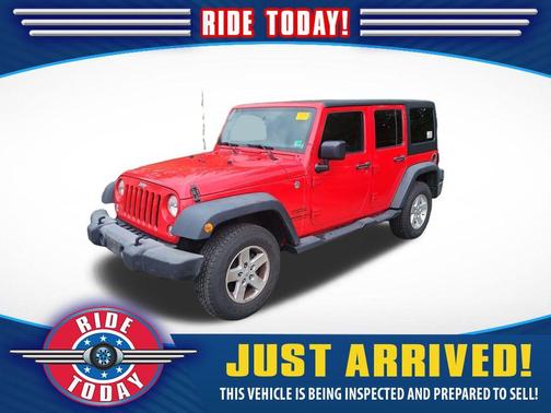 Firecracker Red Clearcoat 2016 Jeep Wrangler Unlimited Sport