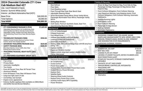 2024 Chevrolet Colorado Z71