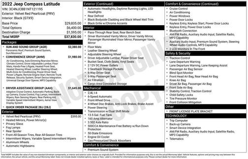 2022 Jeep Compass Latitude