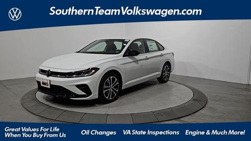 Pure White 2026 Volkswagen Jetta 1.5T Sport