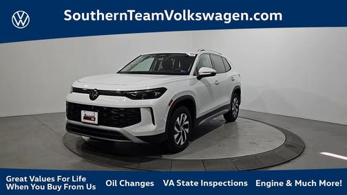 Pure White 2026 Volkswagen Tiguan 2.0T S