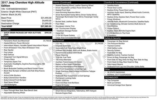 2017 Jeep Cherokee Limited