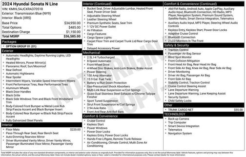 2024 Hyundai SONATA N Line