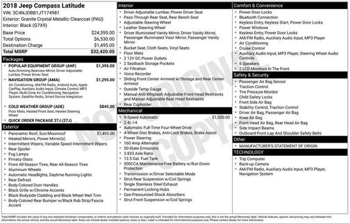 2018 Jeep Compass Latitude