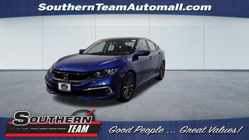 Blue 2020 Honda Civic EX-L