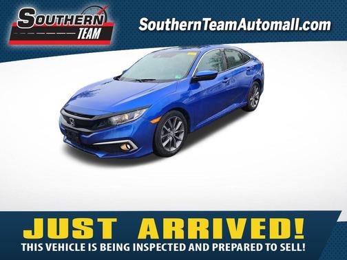 Blue 2020 Honda Civic EX-L