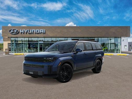 Atlantic Blue 2026 Hyundai SANTA FE HEV Calligraphy
