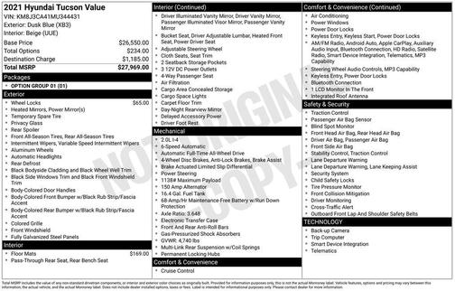 2021 Hyundai TUCSON Value