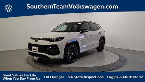 Ascot Grey With Black Roof 2026 Volkswagen Tiguan 2.0T SE R-Line Black