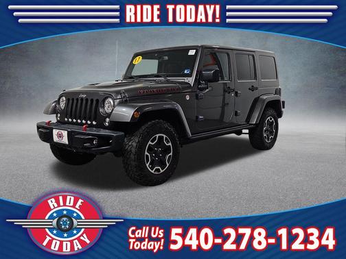 Granite Crystal Clearcoat Metallic 2017 Jeep Wrangler Unlimited Rubicon