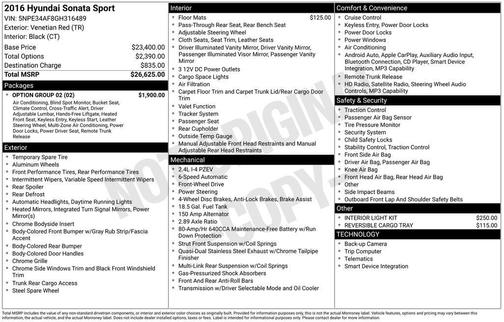 2016 Hyundai SONATA Sport