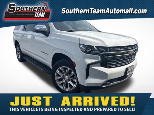 Summit White 2023 Chevrolet Suburban Premier
