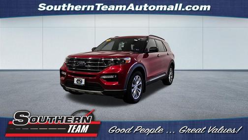 Rapid Red Metallic Tinted Clearcoat 2020 Ford Explorer XLT