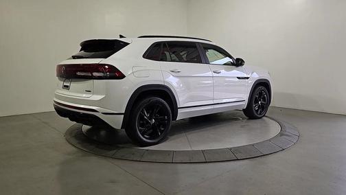 Opal White Pearl 2026 Volkswagen Atlas Cross Sport 2.0T SEL R-Line Black