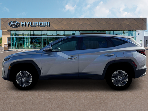 Shimmering Silver 2026 Hyundai TUCSON Hybrid Blue SE