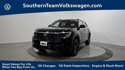 Deep Black 2026 Volkswagen Atlas Cross Sport 2.0T SEL R-Line Black