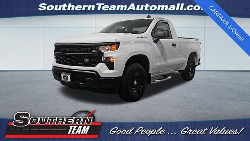 Summit White 2025 Chevrolet Silverado 1500 WT