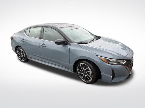 Atlantic Gray/Super Black 2025 Nissan Sentra SR