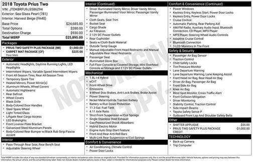 2018 Toyota Prius Four