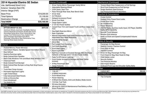 2014 Hyundai ELANTRA SE