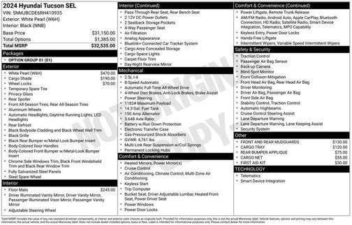 2024 Hyundai TUCSON SEL
