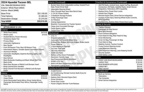 2024 Hyundai TUCSON SEL