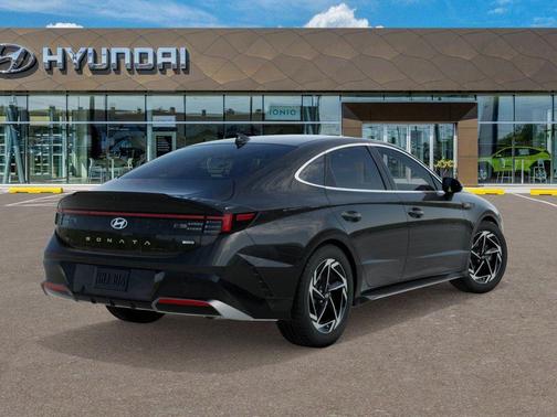 Black 2026 Hyundai SONATA SEL Sport