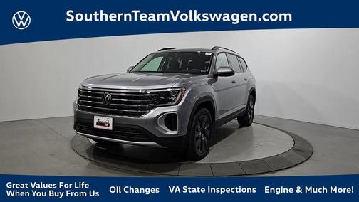 Silver Mist 2026 Volkswagen Atlas 2.0T SE W/TECHNOLOGY