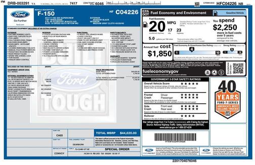Shadow Black 2017 Ford F-150 XLT
