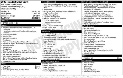 2025 Hyundai SANTA FE XRT