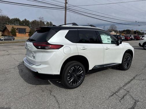 White / Black 2026 Nissan Rogue Platinum
