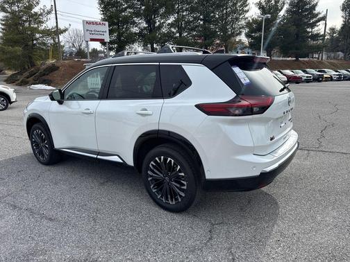 White / Black 2026 Nissan Rogue Platinum