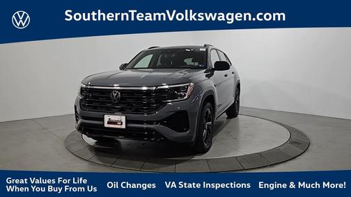 Pure Gray 2026 Volkswagen Atlas Cross Sport 2.0T SEL R-Line Black