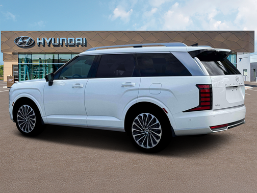 Creamy White Pearl 2026 Hyundai Palisade Hybrid Calligraphy