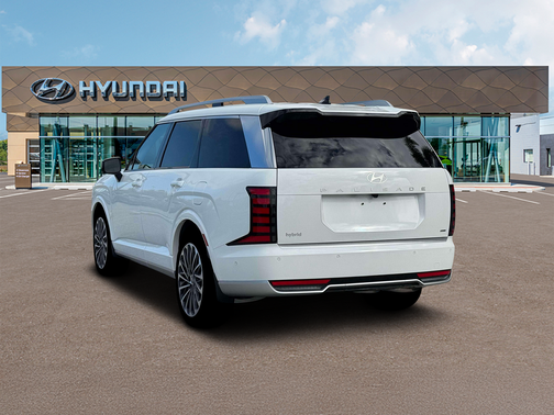 Creamy White Pearl 2026 Hyundai Palisade Hybrid Calligraphy