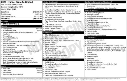 Hampton Gray 2023 Hyundai SANTA FE Limited