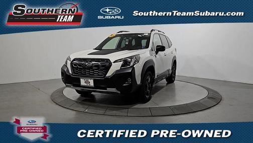 Crystal White Pearl 2023 Subaru Forester Wilderness