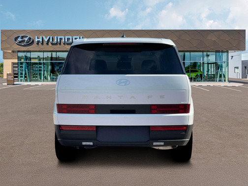 Serenity White 2026 Hyundai SANTA FE HEV SE