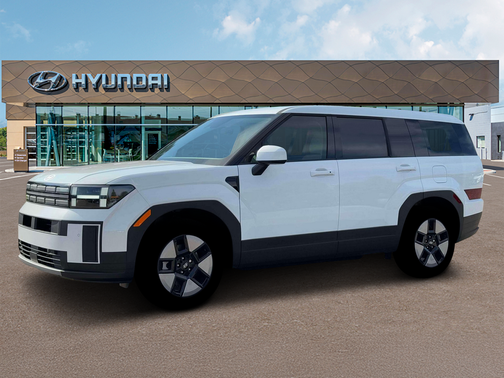 Serenity White 2026 Hyundai SANTA FE HEV SE