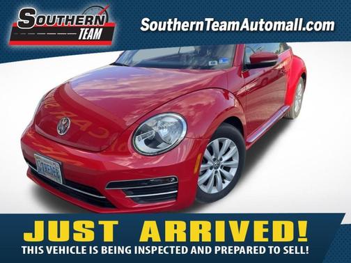 Tornado Red w/ Black Top 2017 Volkswagen Beetle 1.8T S