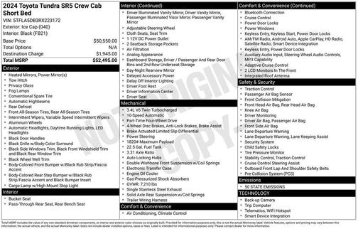 2024 Toyota Tundra SR5
