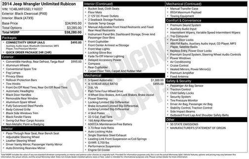 2014 Jeep Wrangler Unlimited Rubicon