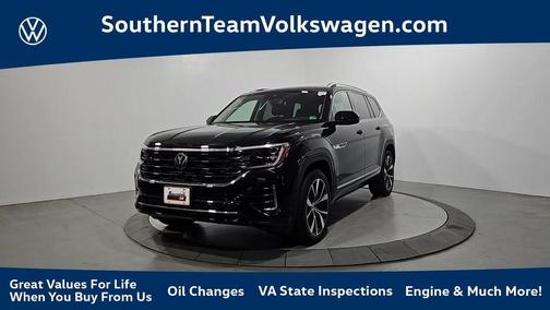 Deep Black Pearl Effect 2026 Volkswagen Atlas 2.0T SEL Premium R-Line