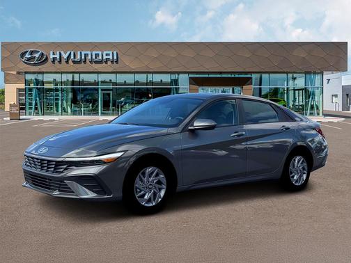 Amazon Gray 2026 Hyundai ELANTRA HEV Blue