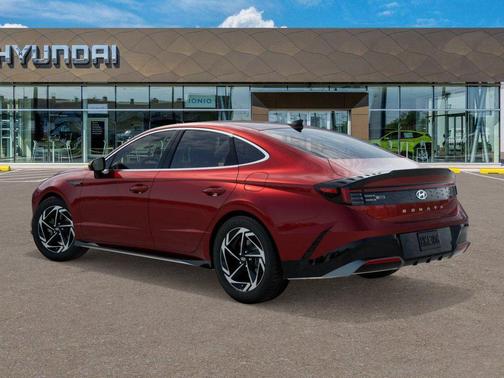 Red 2026 Hyundai SONATA SEL Sport